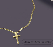 Load image into Gallery viewer, 18K Stainless Steel Cross Necklace
